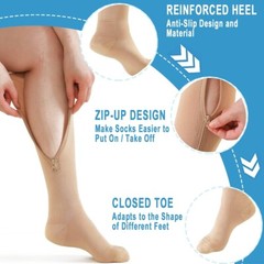 Copper Compression Socks Men Women Circulation 3 Pairs Best Support for Varices-