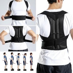 Adjustable Posture Corrector Back Support Shoulder Brace Belt Men Women