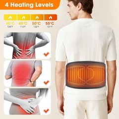 US Heating Massage Decompression Belt Lumbar Support for Lower Back Pain Relief