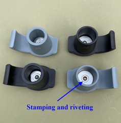 4Pcs Walker Glide Skis Universal Replacement Feet Rubber Tips Cap Folding Walker