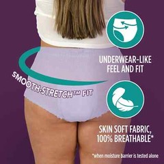 64 Count Assurance Women Incontinence Overnight Underwear Maximum Absorbency XL