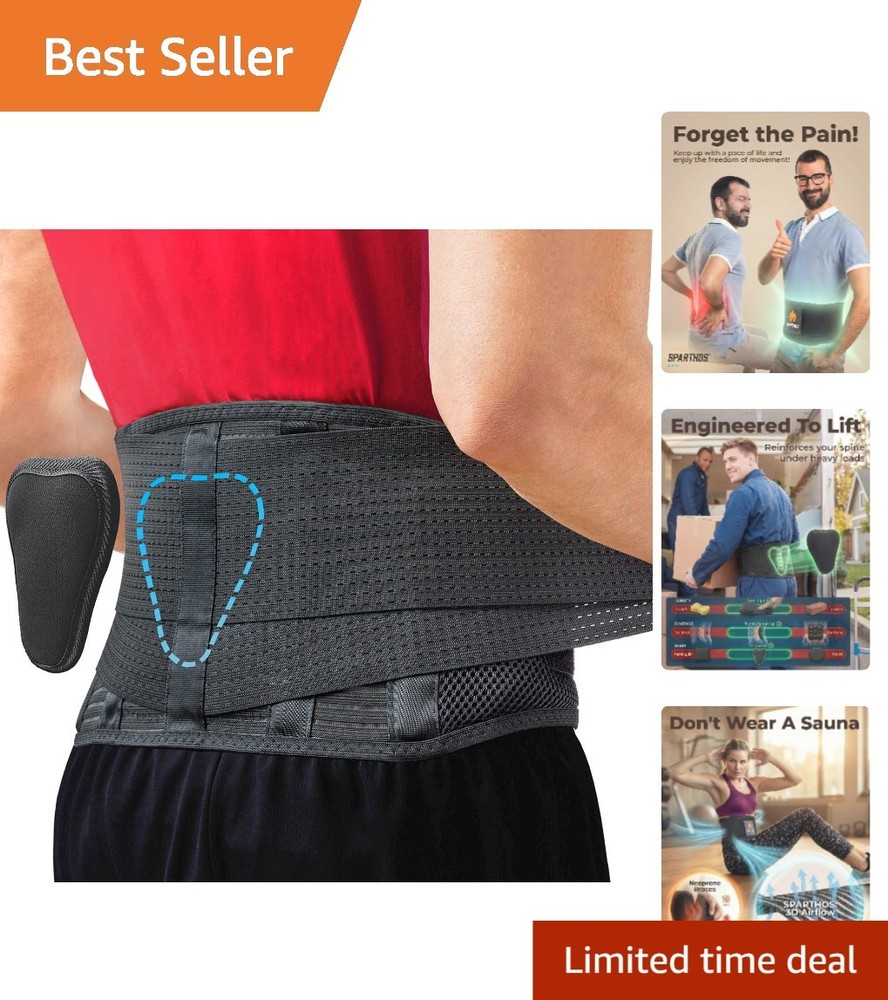 Adjustable Back Brace for Instant Pain Relief & Support