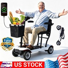 39.7Lb Ultra-Lightweight 4-Wheel Mobility Scooter – Portable & Foldable Scooter
