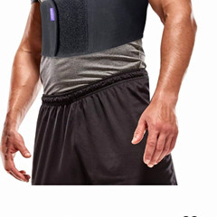Everyday Medical Adjustable Rib Support Belt, Compression, Black, 6 in