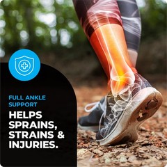 VITTO Ankle Brace for Sprained – Compression Sleeve Men & XL