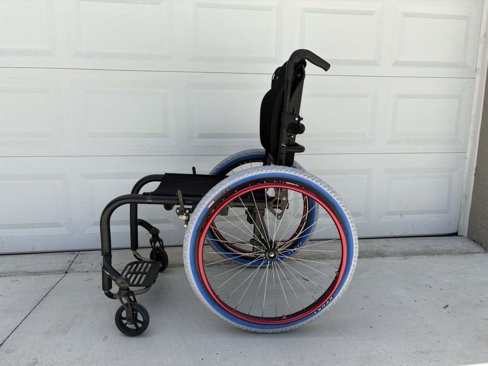 Ki Mobility Rogue Rigid wheelchair OFF ROAD WHEELS.
