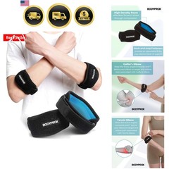 Elbow Brace 2 Pack for Tennis & Golfer’s Elbow Pain Relief
