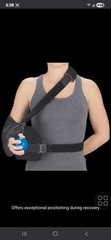 DeRoyal Shoulder P.A.D. II Abduction Immobilizer Sling Large Black