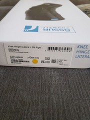 Ossur Form Fit Hinged Pull-On Lateral Right Knee J Brace Size Small – BRAND NEW!