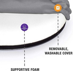 360° Swivel Seat Cushion for Elderly – Soft, Washable, 15
