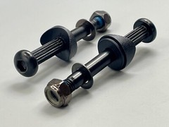 Rear Wheel Axles, KNURLED, 2 Pk, Parts, Rollator Walker Drive R726