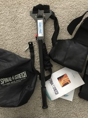 Spinal Stretch Portable Back Pain Relief Back Stretcher Lumbar Traction Device