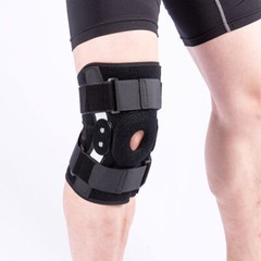 Hinged Knee Brace Sleeve Compression Support Meniscus Joint Pain Arthritis Sport