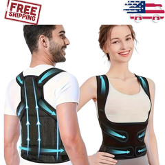 Back Brace Posture Correction Women Men Shoulder Straightner Adjustable Support