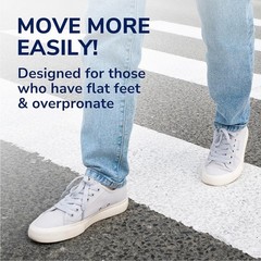 Doctor Recommended Stabilizing Insoles, Arch Support for Flat Feet, Size 8-14