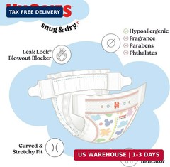 Huggies Size 1 Diapers, Snug & Dry Newborn Diapers, Size 1 (8-14 lbs), 44 Count,