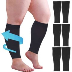 Wide Calf Compression Socks 20-30mmHg Medical Socks 2XL-4XL Plus Size Men Women