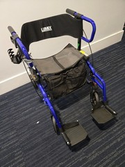 Gently Used – Lumex Hybrid Rollator Walker Converts to Wheelchair
