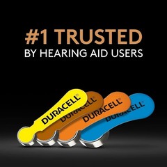 Duracell Hearing Aid Batteries Blue Size 675, 6 Count Pack, 675A Size Hearing…