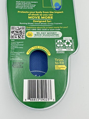 Dr Scholls 1-Pair Sport Massaging Gel Advanced Shoe Insoles Women Size 6-10
