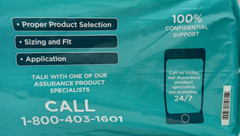 Assurance Unisex Premium Quilted Underpad Maximum Absorb. XL 30ct Each LOT OF 2