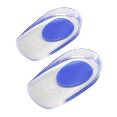 2Pcs Silicone Heel Pads Plantar Fasciitis Man Heel Spur Silicone Gel Heel Cups