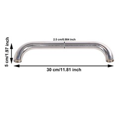 2Pcs 11.8″ Helping Handle for Shower Suction Grab Bars Bathroom Portable Safety