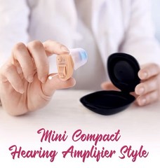 NuvoMed Inside-the-Ear Hearing Digital Amplifier Aid with Case(2 for 1 SPECIAL)