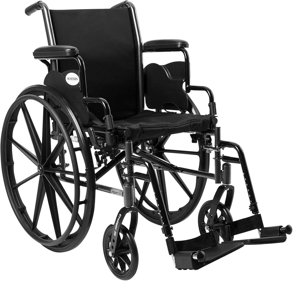 Wheelchair Swing Away Foot Leg Rest Desk Length Arms Flip Back 16 in Seat 300