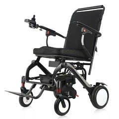 40lb Carbon Fiber Lightweight Foldable Electric Wheelchair Airline Approved-FDA