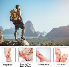 4D Shoe Insoles Men Women Sports Memory Foam Orthotic Shoe Inserts Insoles USA