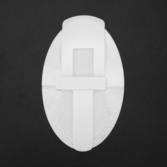Body Surface Catheter Fixation Devices Non Woven Fabric Infusion Tube Fixed