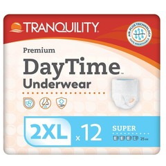 Tranquility Disposable Underwear 2X-Large Heavy 12 Ct