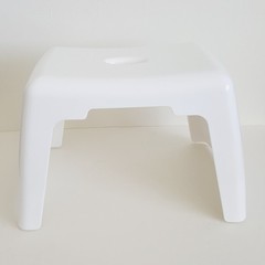 Ergonomic Reliable Rectangular Shower Anti-slip StoolChair leave in the Bathtub
