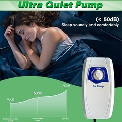 Hospital Bed Alternating Air Pressure Mattress Pad Quiet Pump Relieve Bedsore