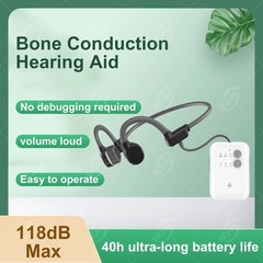 Bone-conduction hearing aids: Adjustable volume; multiple modes available
