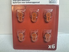 Amazon Basics – Hearing Aid Batteries (6 Pack) #PR41/312 – Sealed