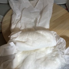 White Plastic Large Thick Quilted Adult Baby Diaper Brief 4-Tapes 1 piece