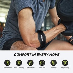 2 Pack Elbow Brace for Tennis & Golf – Ergonomic Compression Support