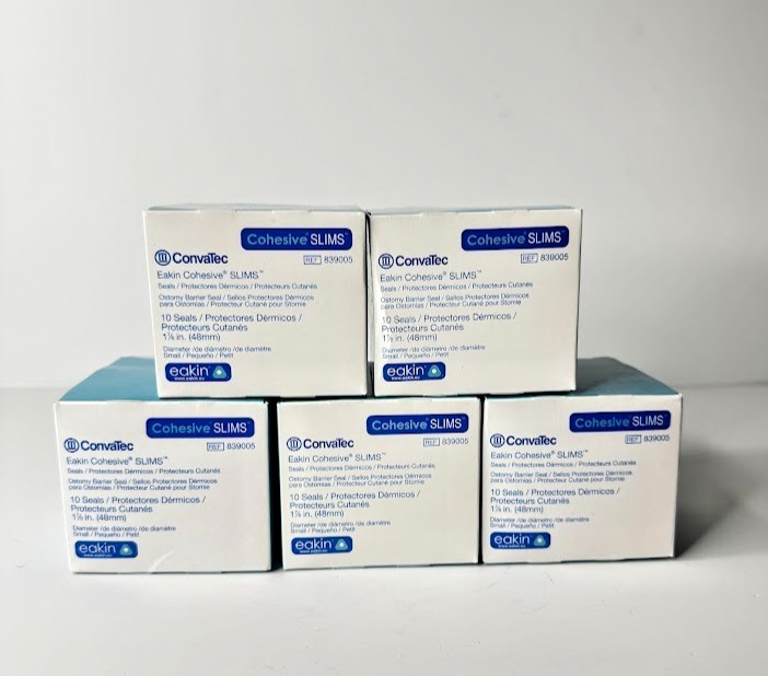 ConvaTec Eakin Cohesive Slims Ostomy Barrier Seal 839005, 1-7/8″ Diam. ~50 Units