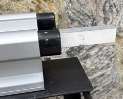 ACORN 120/130 STAIRLIFT RAIL APPROX 28-3/4” LONG. NO GEAR TRK WITH SPLICE BAR