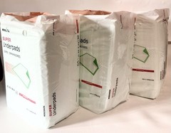 McKesson Disposable Underpads Moderate Absorbency 23×36 10ct Odor Control/3packs
