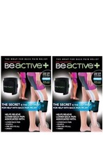 (2 Packs) BeActive+ -Instant Relief Acupressure Calf Brace-Sciatica & Back Pain