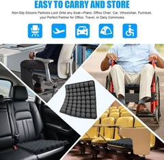Sondor Travel Cushion, Inflatable seat Cushion, Suitable for Airplane Seats,