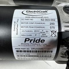 Pride Jazzy Elite HD / Elite 14 DRVASMB7110011 Motors & Gearbox