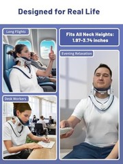 zenopax Cervical Traction Device, Neck Stretcher for Neck Support, Lightweight &