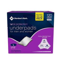 Member’s Mark Underpads, 23″ x 36″ (120 ct.)