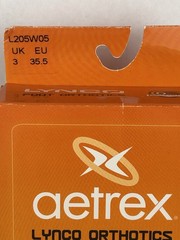 Aetrex Foot Orthotic Insoles L205 Women’s Size 5 Cupped Heel Arch Support New