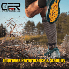 Copper Leg Compression Sleeve Calf Support Socks Brace Pain Relief Men Women Gym