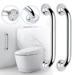 2Pcs Stainless Steel Grab Bar Bathroom Safety Handicap Shower Tub Handle Support